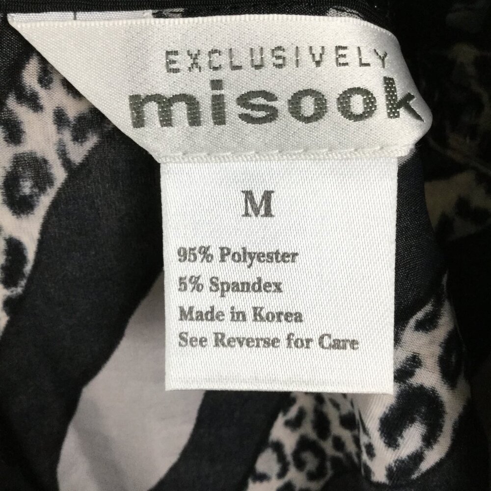 Exclusively Misook Mixed Print Sequin Jacket m - image 5